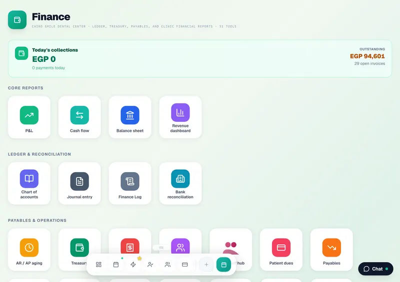 Finance hub