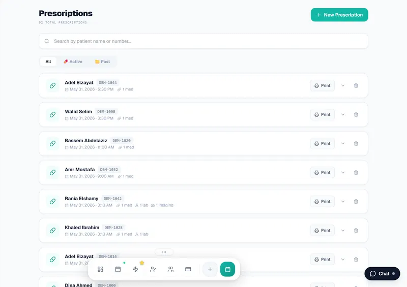 Prescriptions hub